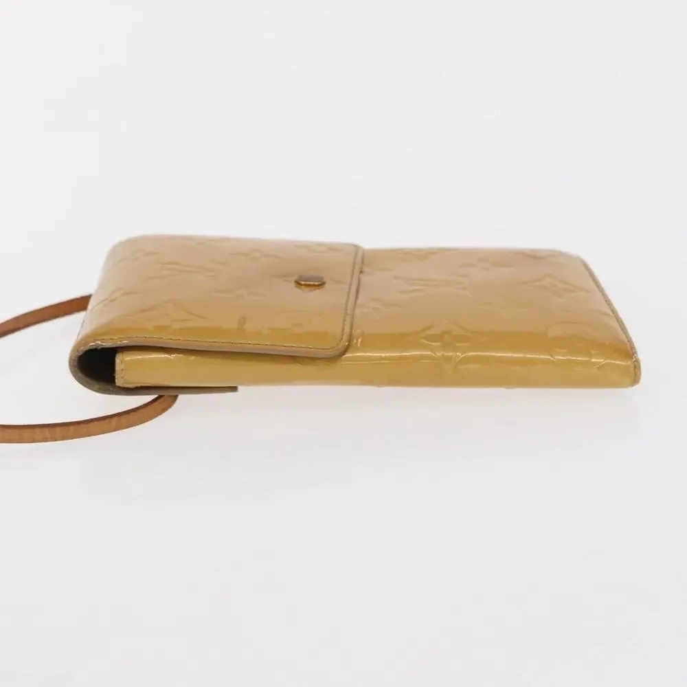 Louis Vuitton Monogram Vernis Walker Wallet Beige